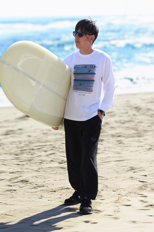 RAIBOW LINE UP L/S TEE レインボーラインナップロングスリーブティー SOG-JC-03