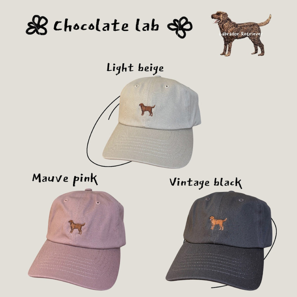 DOGシルエットCAP