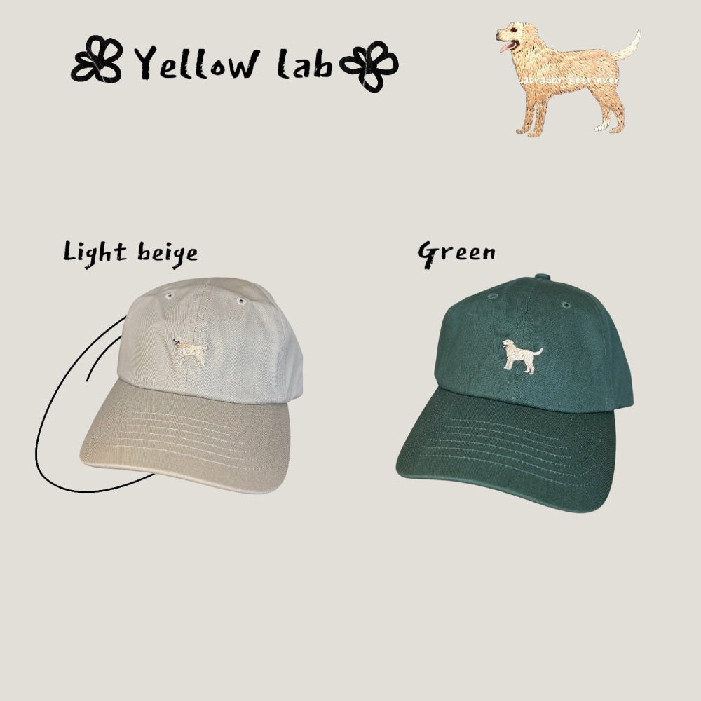 DOGシルエットCAP