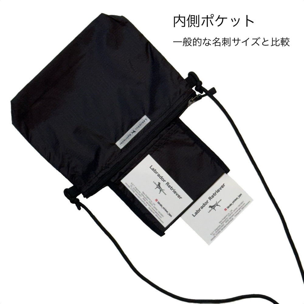 犬ロゴナイロンminiサコッシュ